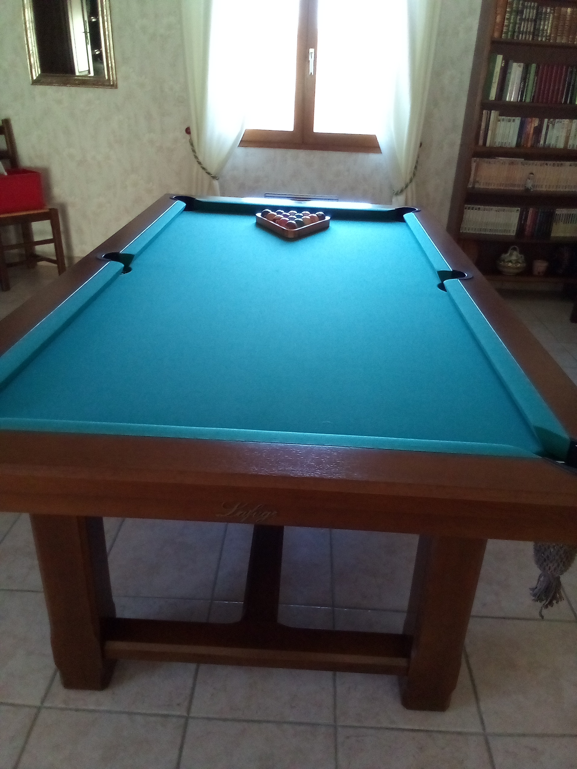 Billard Américain LAFUGE L230cm, Modèle CASTEL, Occasion