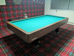 Billard Français L2,60m Modèle EUROPA, Marque CHEVILLOTTE, Occasion (Don)