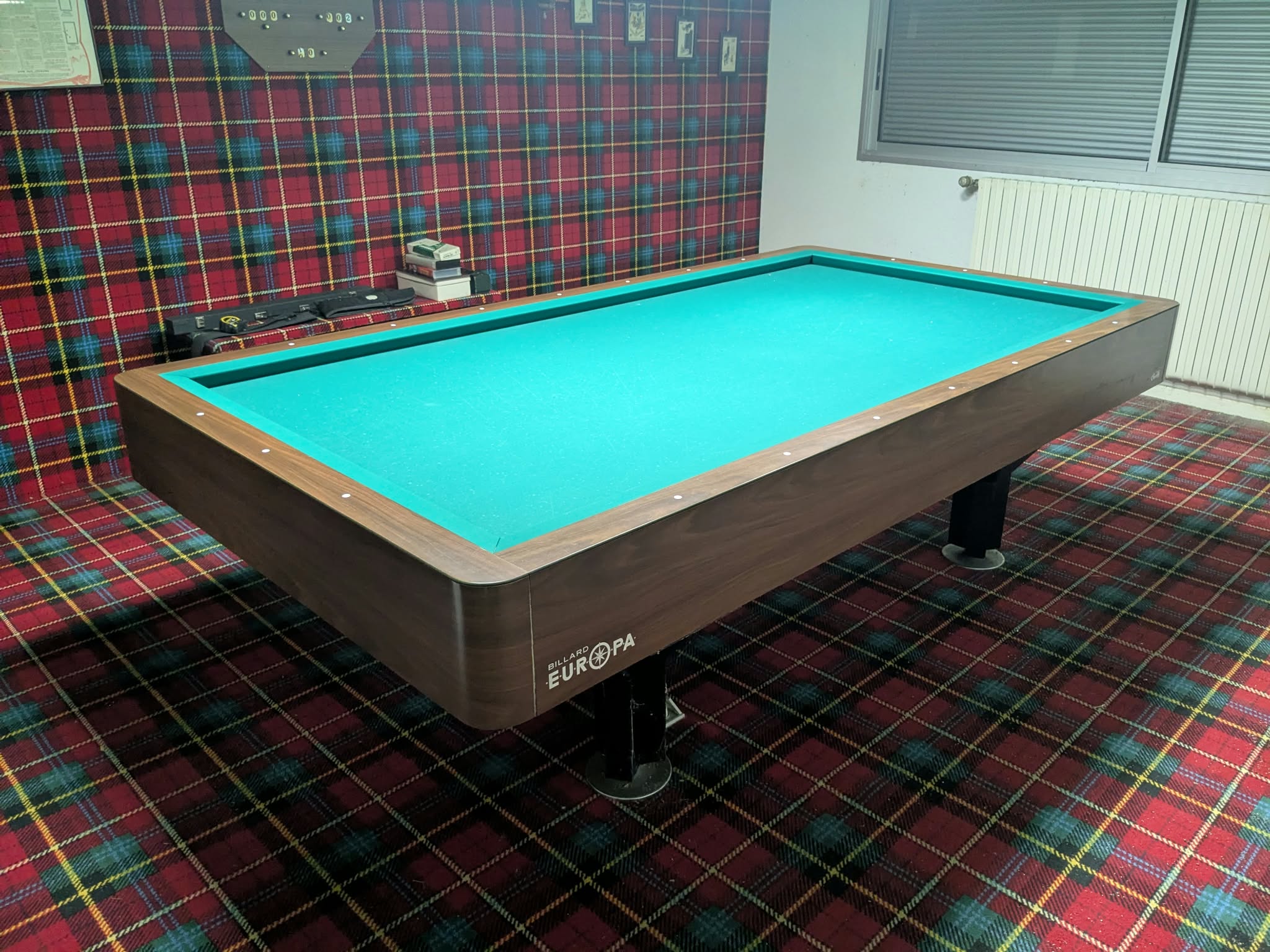 Billard Français L2,60m Modèle EUROPA, Marque CHEVILLOTTE, Occasion (Don)